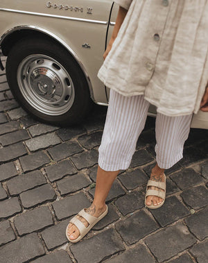 Linus Sandals - Sand Brown (Vegan)