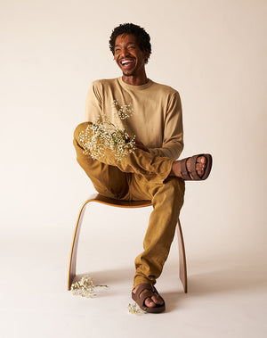 Linus Sandals Coffee - Brown (Vegan)