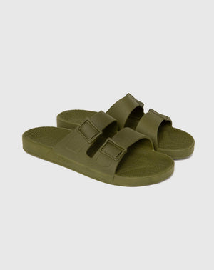 Linus Sandals - Dark Green (Vegan)