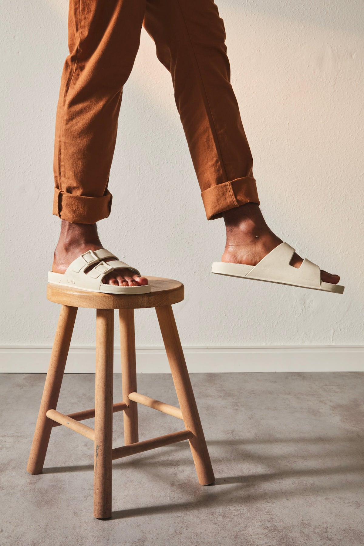 Linus Sandals - Vanilla (Vegan)